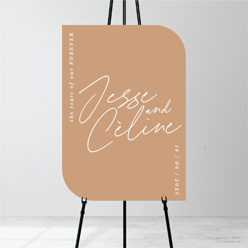 Before Sunrise: Wedding Welcome Sign