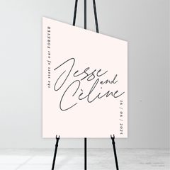 Before Sunrise: Wedding Welcome Sign