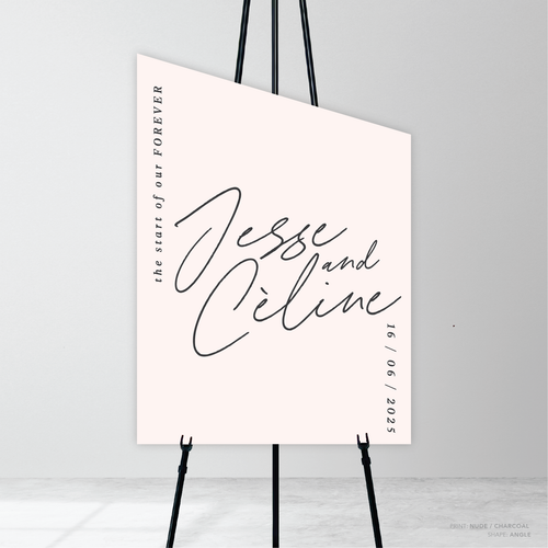 Before Sunrise: Wedding Welcome Sign