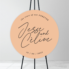 Before Sunrise: Wedding Welcome Sign