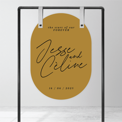 Before Sunrise: Wedding Welcome Sign
