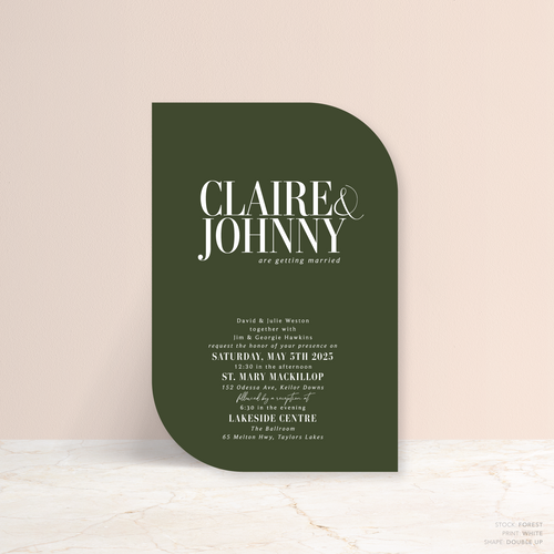 Claire: Wedding Invitation