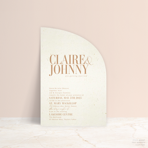 Claire: Wedding Invitation
