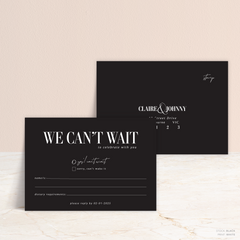 Claire: Wedding RSVP Card
