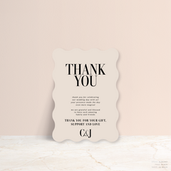 Claire: Wedding Thank You Card