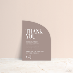 Claire: Wedding Thank You Card