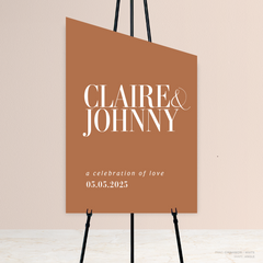 Claire: Wedding Welcome Sign