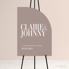 Claire: Wedding Welcome Sign