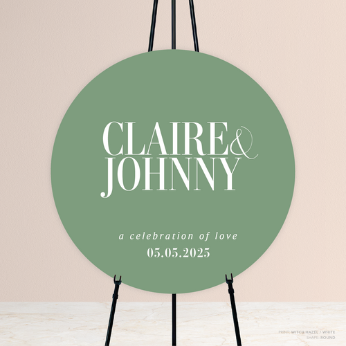 Claire: Wedding Welcome Sign