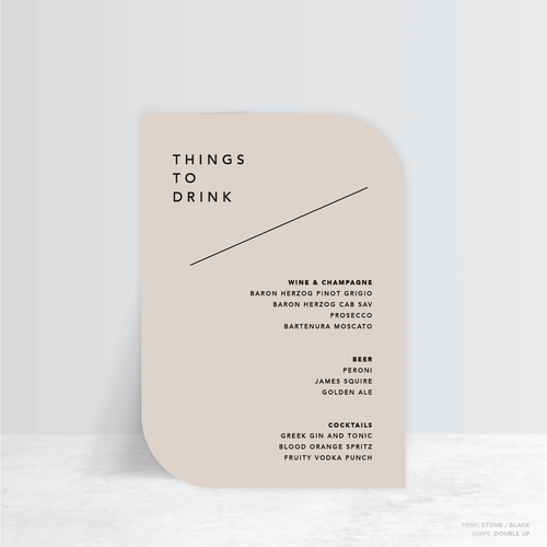 Cosmopolitan: Wedding Bar Sign