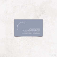 Cosmopolitan: Wedding Note Card