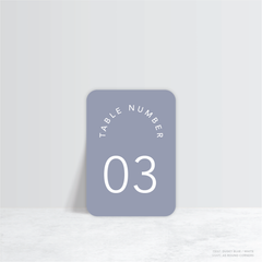 Cosmopolitan: Wedding Table Number