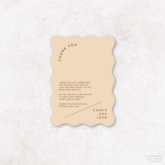 Cosmopolitan: Wedding Thank You Card