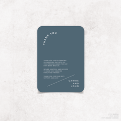 Cosmopolitan: Wedding Thank You Card