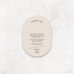 Cosmopolitan: Wedding Thank You Card