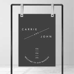 Cosmopolitan: Wedding Welcome Sign