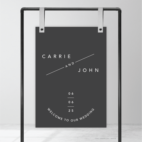 Cosmopolitan: Wedding Welcome Sign