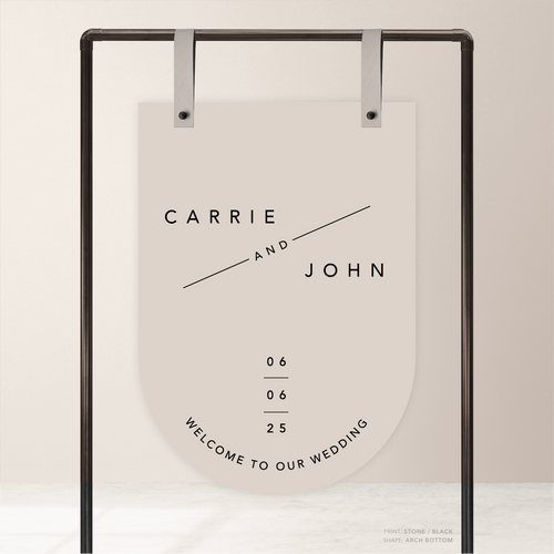 Cosmopolitan: Wedding Welcome Sign