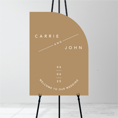 Cosmopolitan: Wedding Welcome Sign