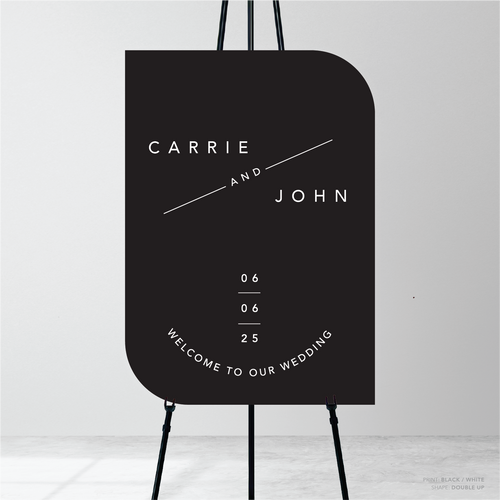 Cosmopolitan: Wedding Welcome Sign