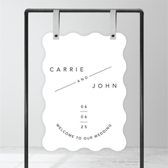 Cosmopolitan: Wedding Welcome Sign