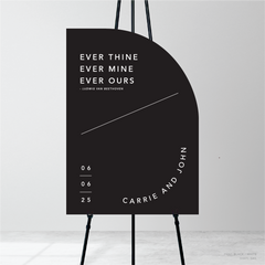 Cosmopolitan: Wedding Welcome Sign