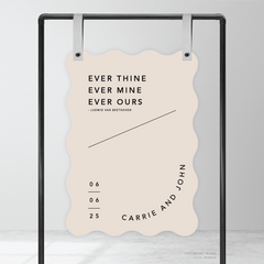 Cosmopolitan: Wedding Welcome Sign