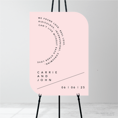 Cosmopolitan: Wedding Welcome Sign