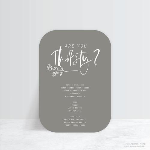 Daisuki: Wedding Bar Sign