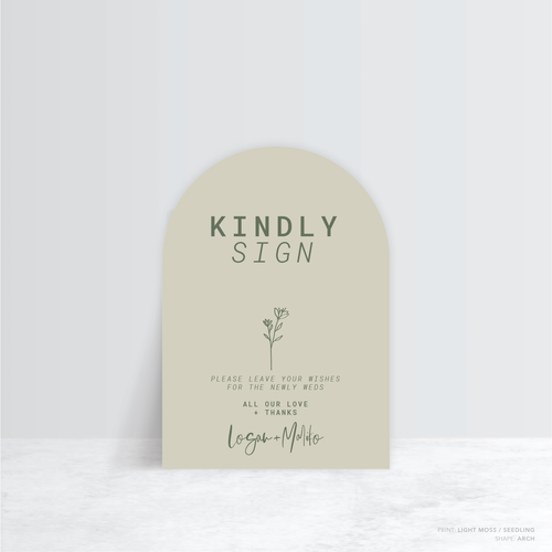 Daisuki: Wedding Info Sign