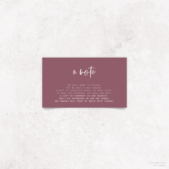 Daisuki: Wedding Note Card