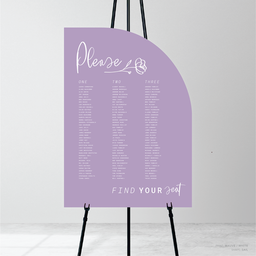 Daisuki: Wedding Seating Chart