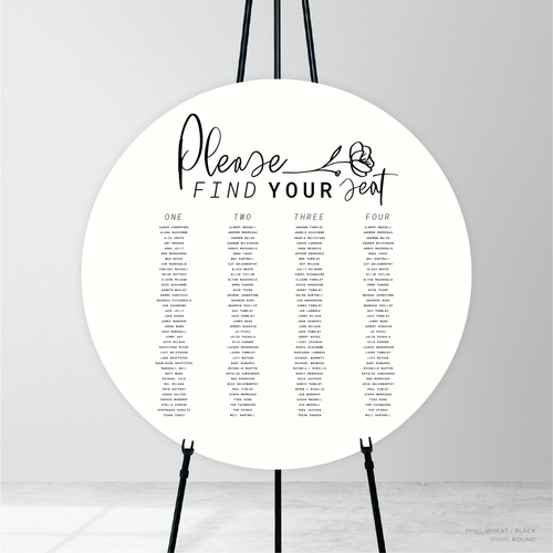 Daisuki: Wedding Seating Chart