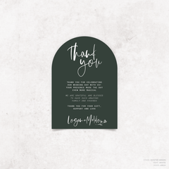 Daisuki: Wedding Thank You Card