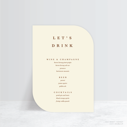 Ferris Wheel: Wedding Bar Sign