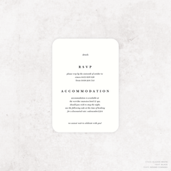 Ferris Wheel: Wedding Info Card