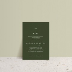 Ferris Wheel: Wedding Info Card