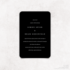 Ferris Wheel: Wedding Invitation