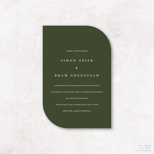 Ferris Wheel: Wedding Invitation