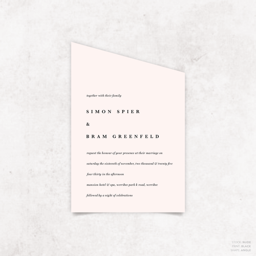 Ferris Wheel: Wedding Invitation