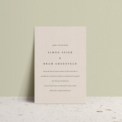 Ferris Wheel: Wedding Invitation