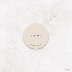 Ferris Wheel: Wedding Place Card