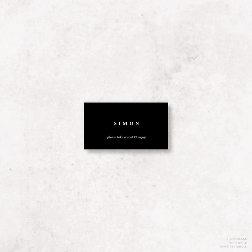 Ferris Wheel: Wedding Place Card