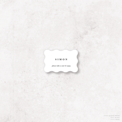 Ferris Wheel: Wedding Place Card