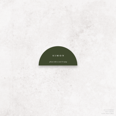 Ferris Wheel: Wedding Place Card