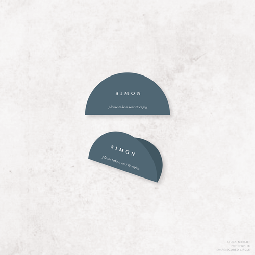 Ferris Wheel: Wedding Place Card