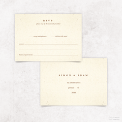 Ferris Wheel: Wedding RSVP Card