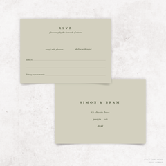 Ferris Wheel: Wedding RSVP Card