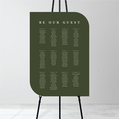 Ferris Wheel: Wedding Seating Chart