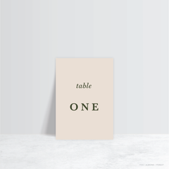 Ferris Wheel: Wedding Table Number